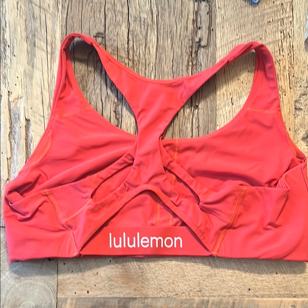 lululemon athletica Vibrant Red Sports Bra